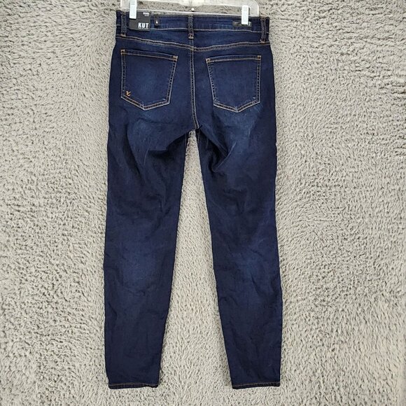 Kut From The Kloth Jeans Womens 6 Diana Dark Wash Stretch Mid Rise Skinny *NWT* - Picture 10 of 16